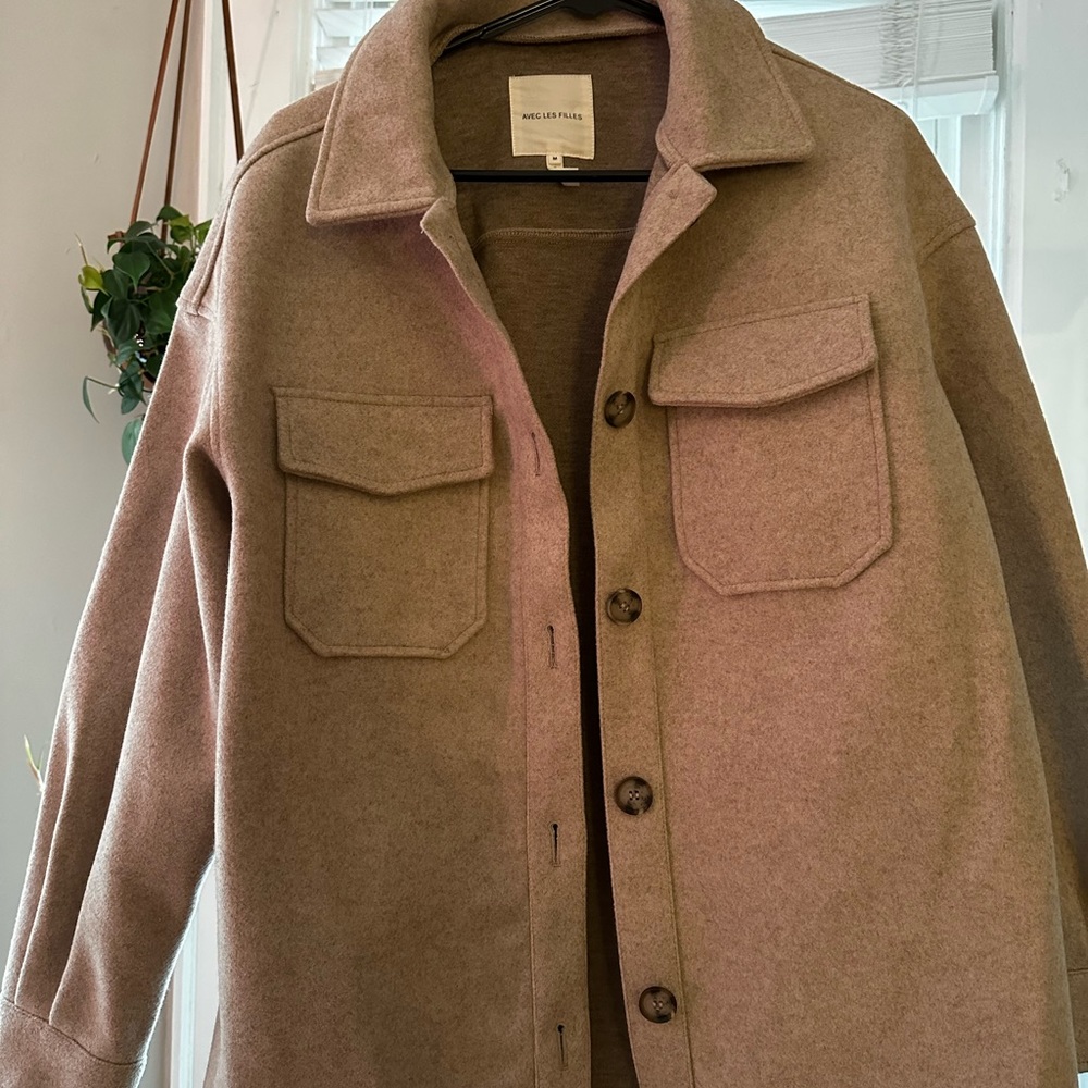 Avec les Filles women’s shacket NWOT